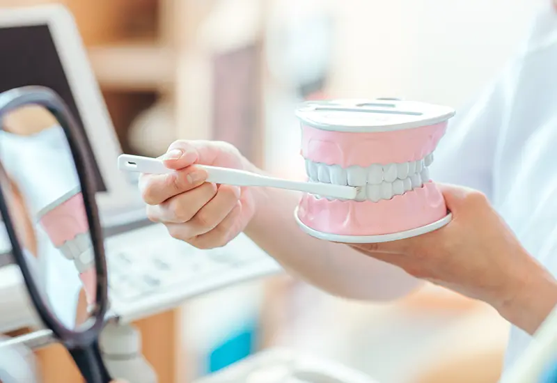 ブラッシング指導